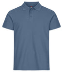 Clique Basic Polo Heren - Staalblauw