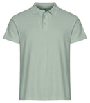 Clique Basic Polo Heren - Salie Groen