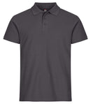 Clique Basic Polo Heren - Metaal Grijs