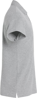 Clique Basic Polo Heren - Grijs Melange