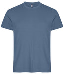Clique Basic T Heren - Staal Blauw