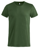 Clique Basic T Heren - Flessen Groen