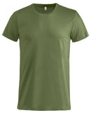 Clique Basic T Heren - Leger Groen