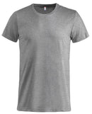 Clique Basic T Heren - Grijs Melange