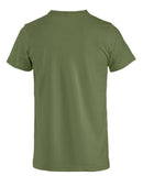 Clique Basic T Heren - Leger Groen