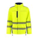 Image Workwear Harper Hi-Vis Softshell jas - Geel/Navy