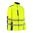 Image Workwear Harper Hi-Vis Softshell jas - Geel/Navy