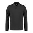 Image Workwear Polo Powell lange mouwen - Grijs