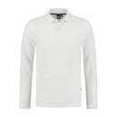 Image Workwear Polo Powell lange mouwen - Wit
